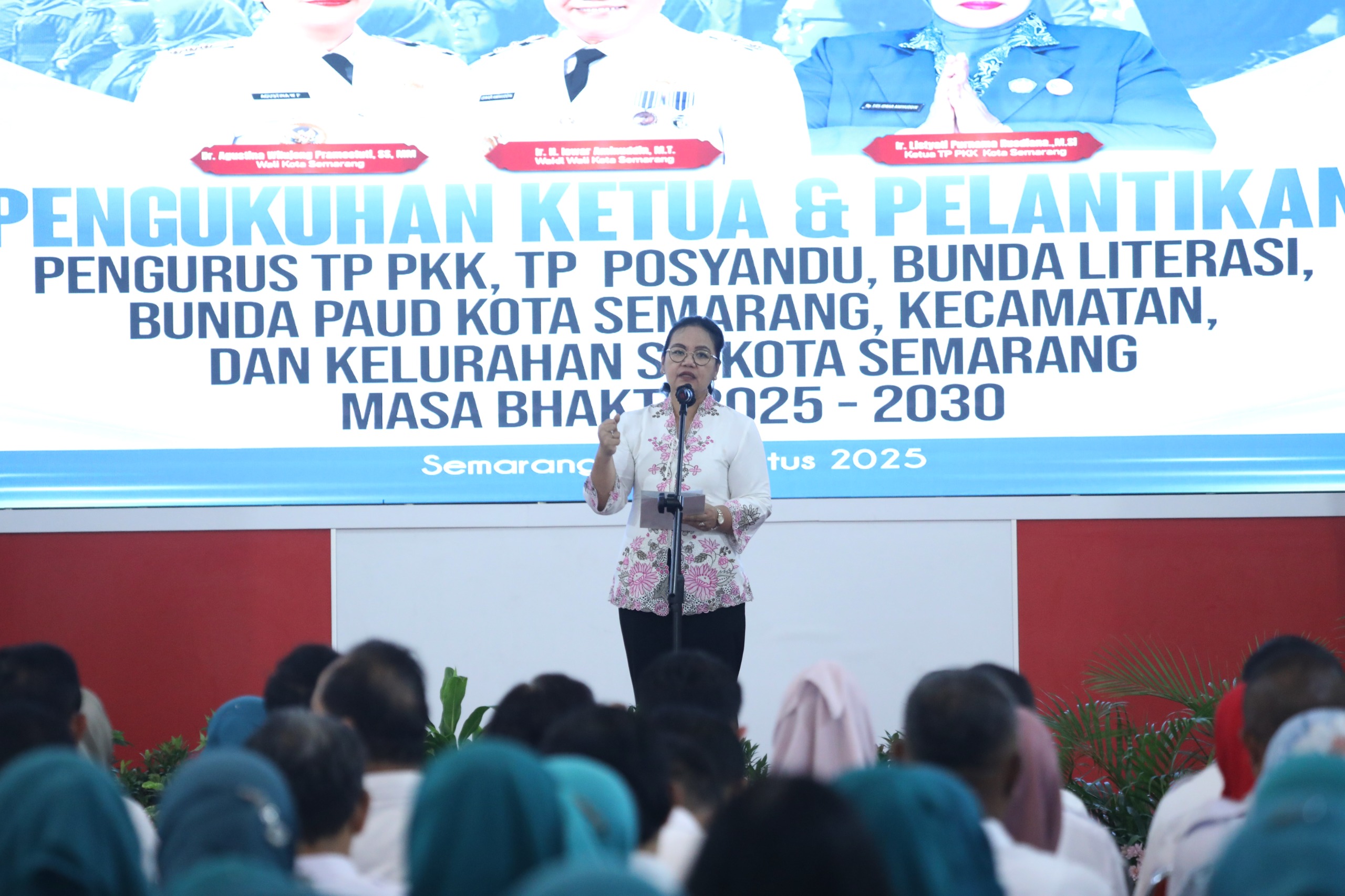 Lantik Bunda PAUD Kota Semarang Agustina Gerbang Strategis Menuju Indonesia Emas 2045